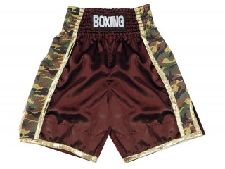 Shorts Boxe Anglaise Personnalisé : KNBSH-034-Bordeaux